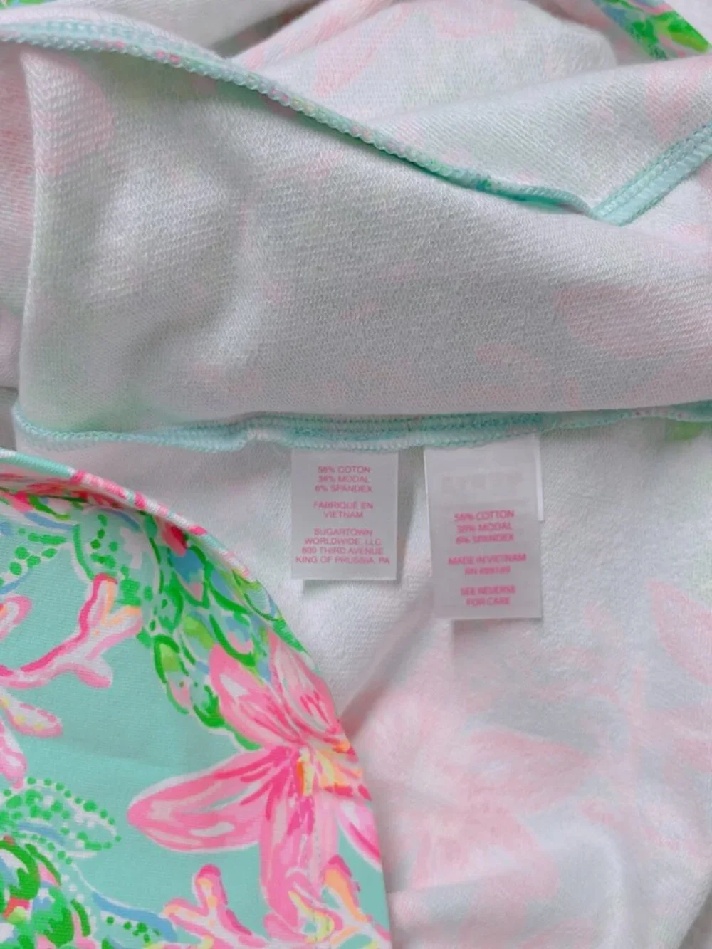 LILLY PULITZER UPF 50+ Skipper Popover Long Sleeve Half-Zip Pullover Top - Picture 7 of 8